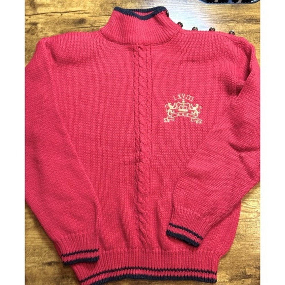 RARE Vintage 1960's 1968 Jantzen Mock Turtle Neck  Sweater Women's Small/ Petite